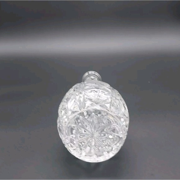 Beautiful Crystal Decanter with Roses‎ & Pineapple Design Made Italy - Picture 3 of 5